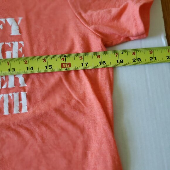 Hope Breast Cancer Awareness Orange Soft Style Short Sleeve T-shirt Medium - Picture 10 of 10